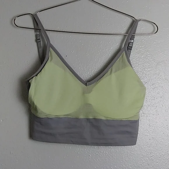 Anmose Open Back Sport Bra/Tank Size Medium Grey - Picture 5 of 9